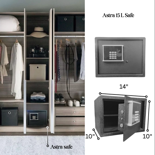 Great Quality Digital Safes Under ₹5000 – Trika & Astra 15 by Royalsafe Co