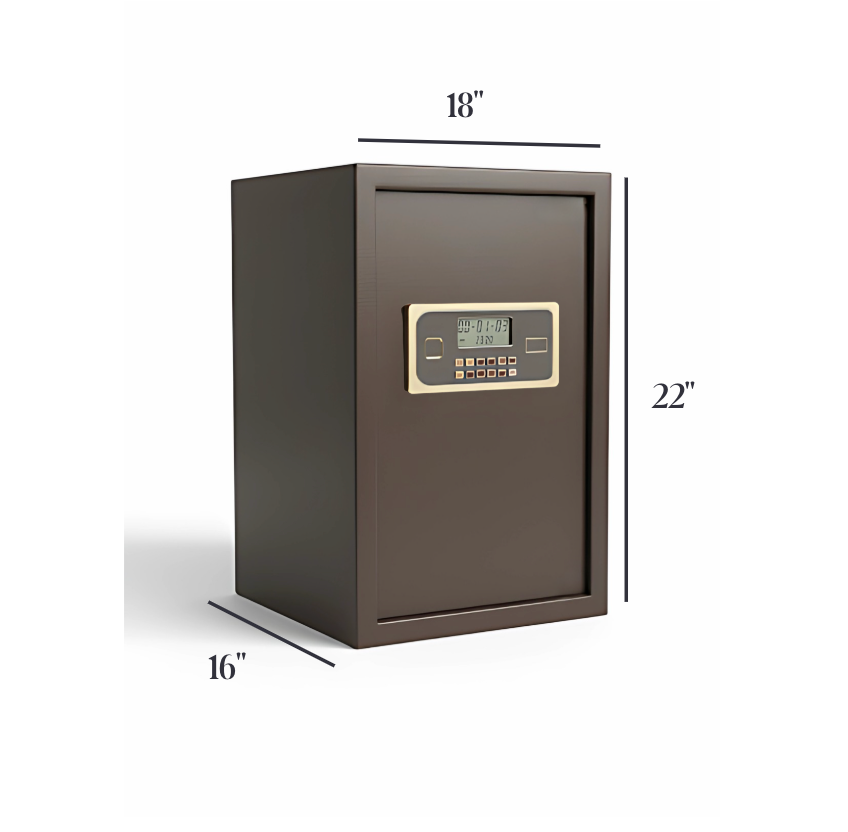 Swarn 40L 22"x18"x16"Large size dual locking Digital Safe,Cash locker+ key lock