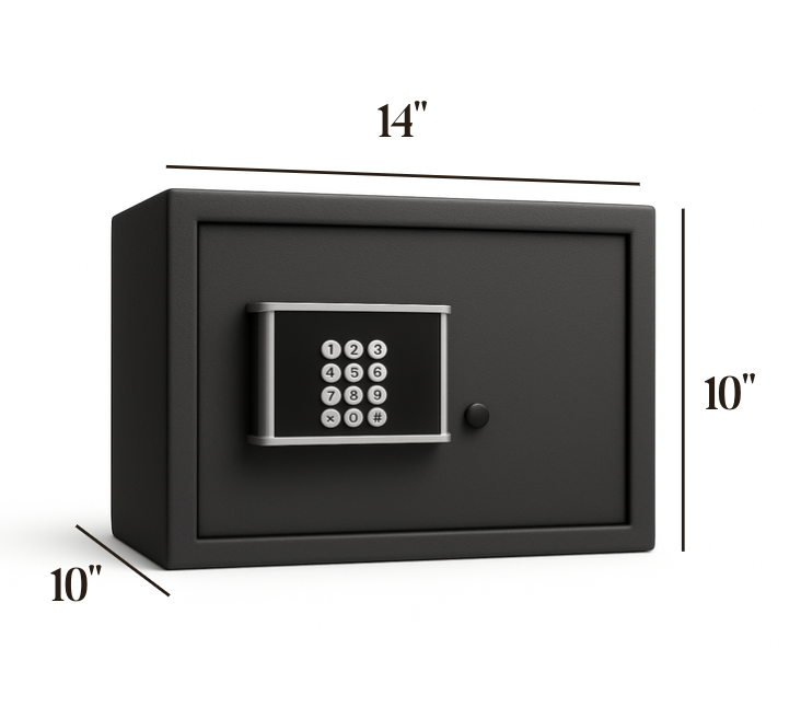 Moonstone 15L 14"x10"x10" small Digital Safe+electronic lock