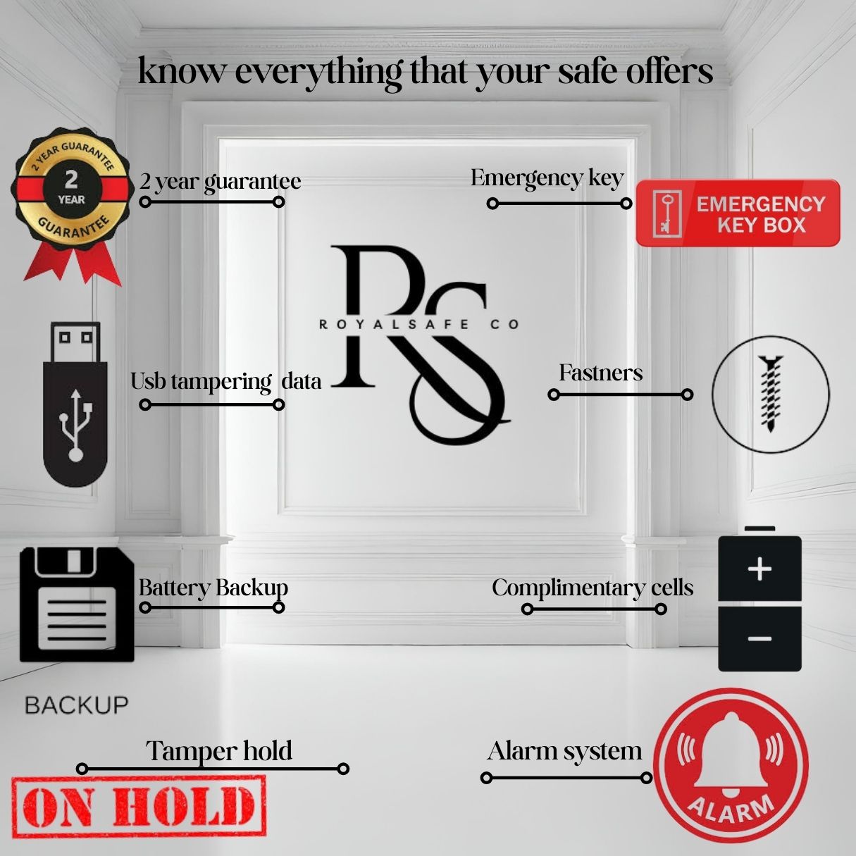 Saphire 15L Digital safe-Royalsafeco- Free delivery within 1-6 days