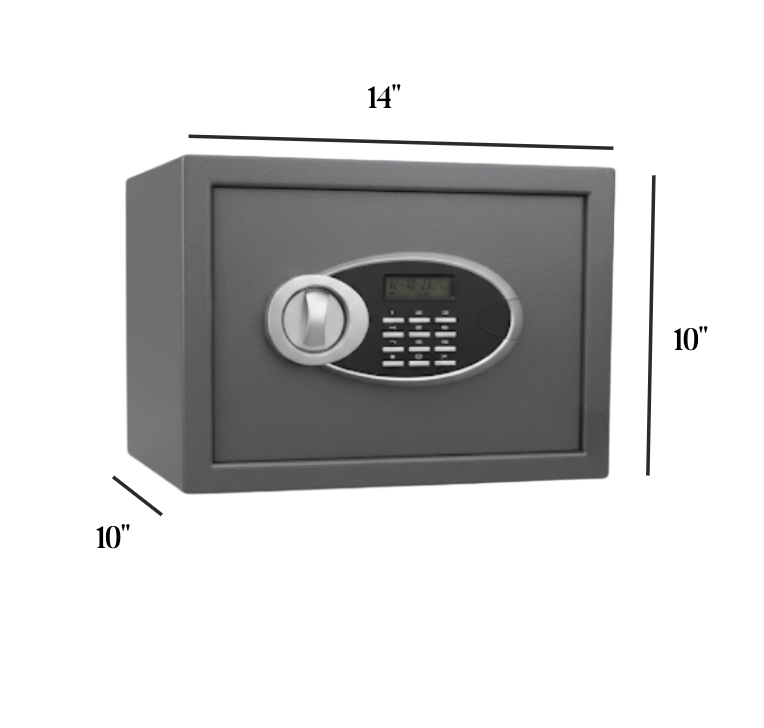 Saphire 15L 14"x10"x10" Small Digital Safe+ keylock
