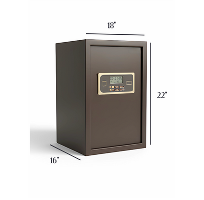 Swarn 40L 22"x18"x16"Large size dual locking Digital Safe,Cash locker+ key lock