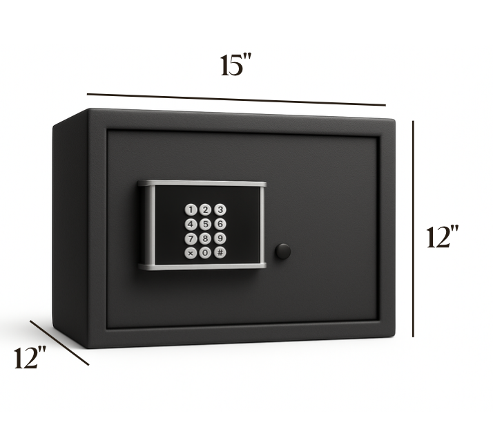 Moonstone 25L 15"X12"X12" Medium size Digital Safe,Cash locker +keylock