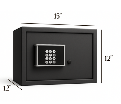 Moonstone 25L 15"X12"X12" Medium size Digital Safe,Cash locker +keylock