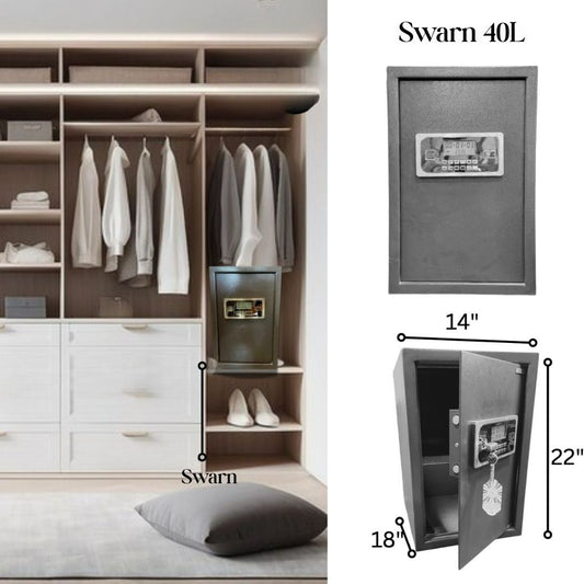 Swarn 40 L Digital safe-Royalsafeco-Dual locking system- Free delivery within 1-6 days