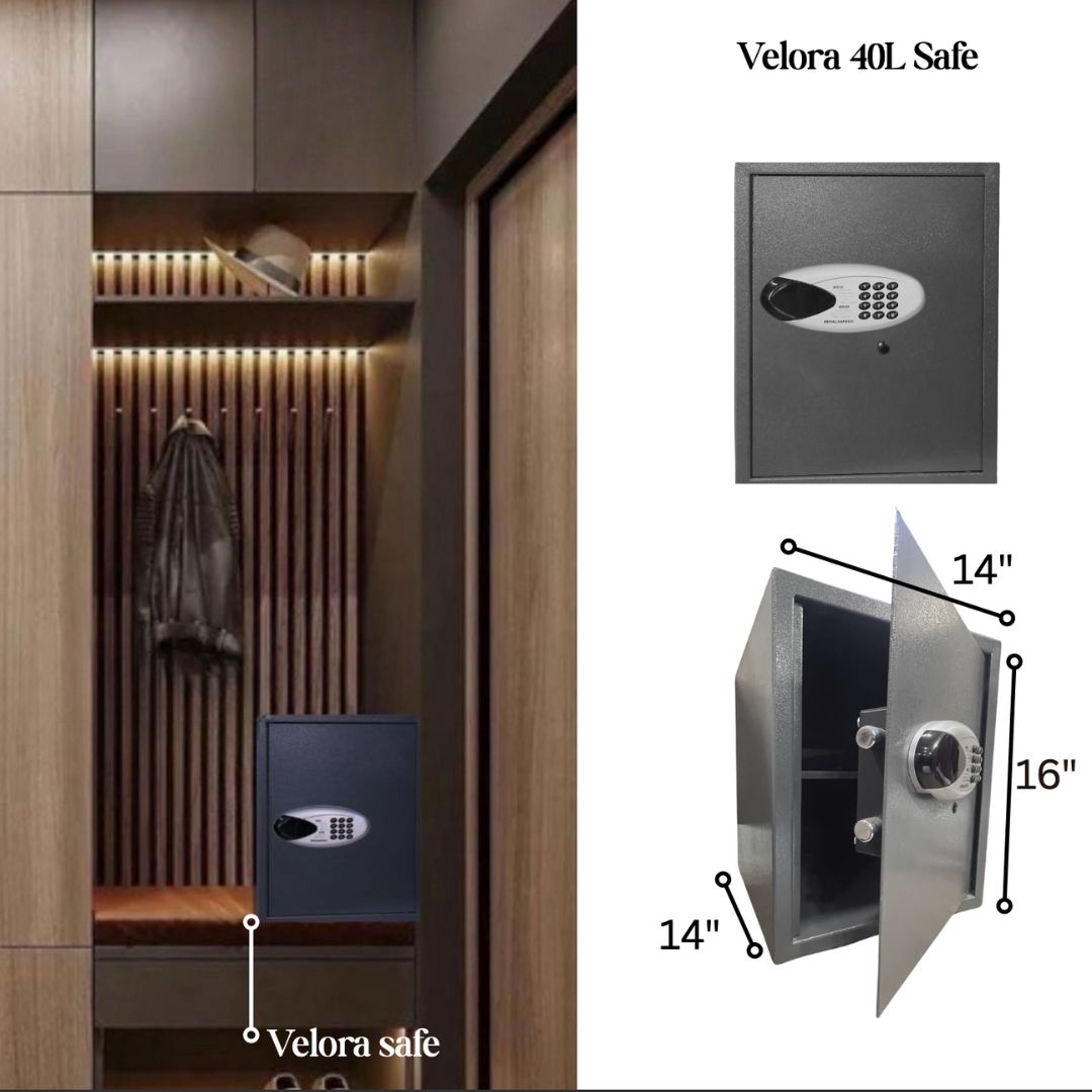 Velora 40L Digital Safe-Royalsafeco- Free delivery within 1-6 days
